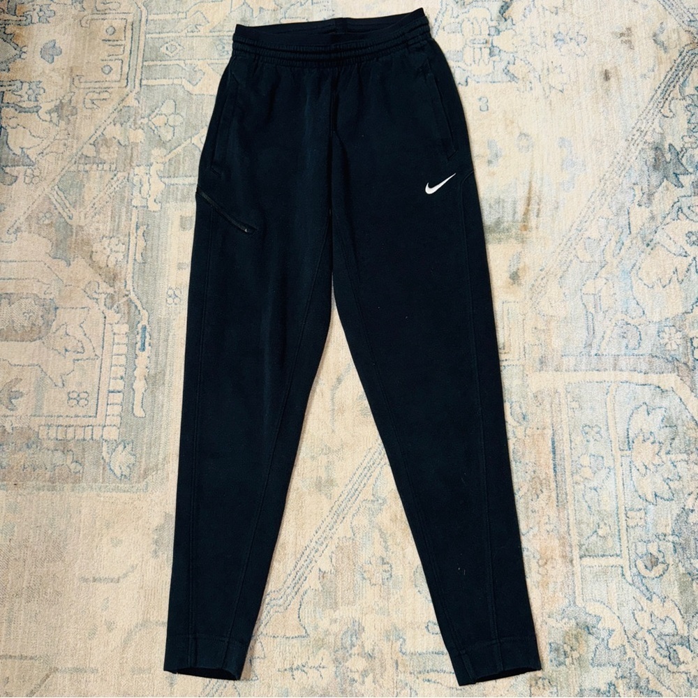 Nike Black Pants with White Logo